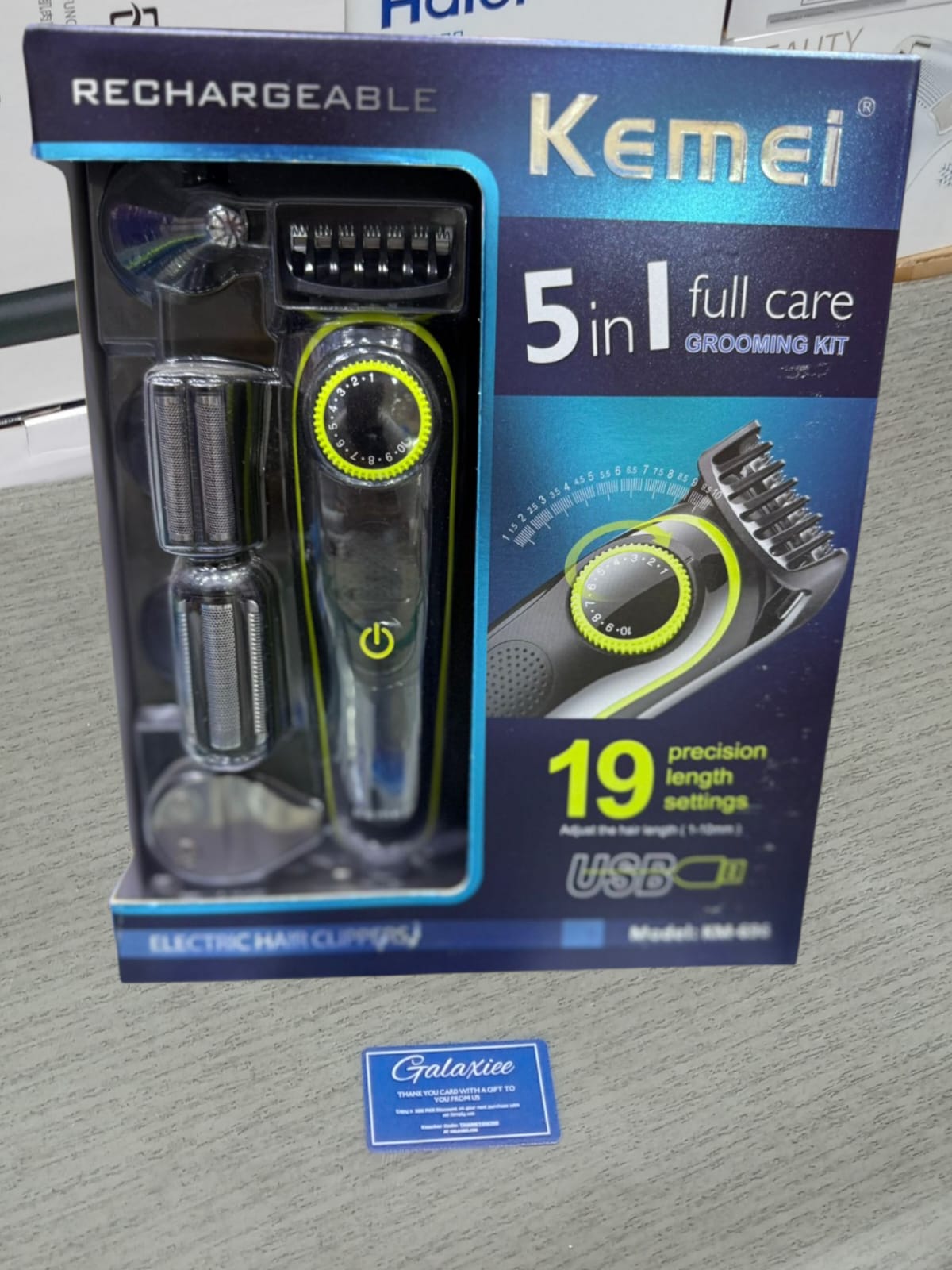 Kemei 5 in 1 Full Care Grooming Kit Model KM-696 - Buy Online Pakistan | Galaxiee.com