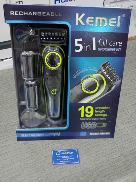 Kemei 5 in 1 Full Care Grooming Kit Model KM-696 - Buy Online Pakistan | Galaxiee.com