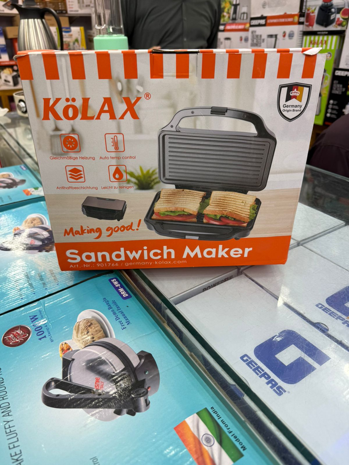 KOLAX deep filled sandwich maker - Buy Online Pakistan | Galaxiee.com