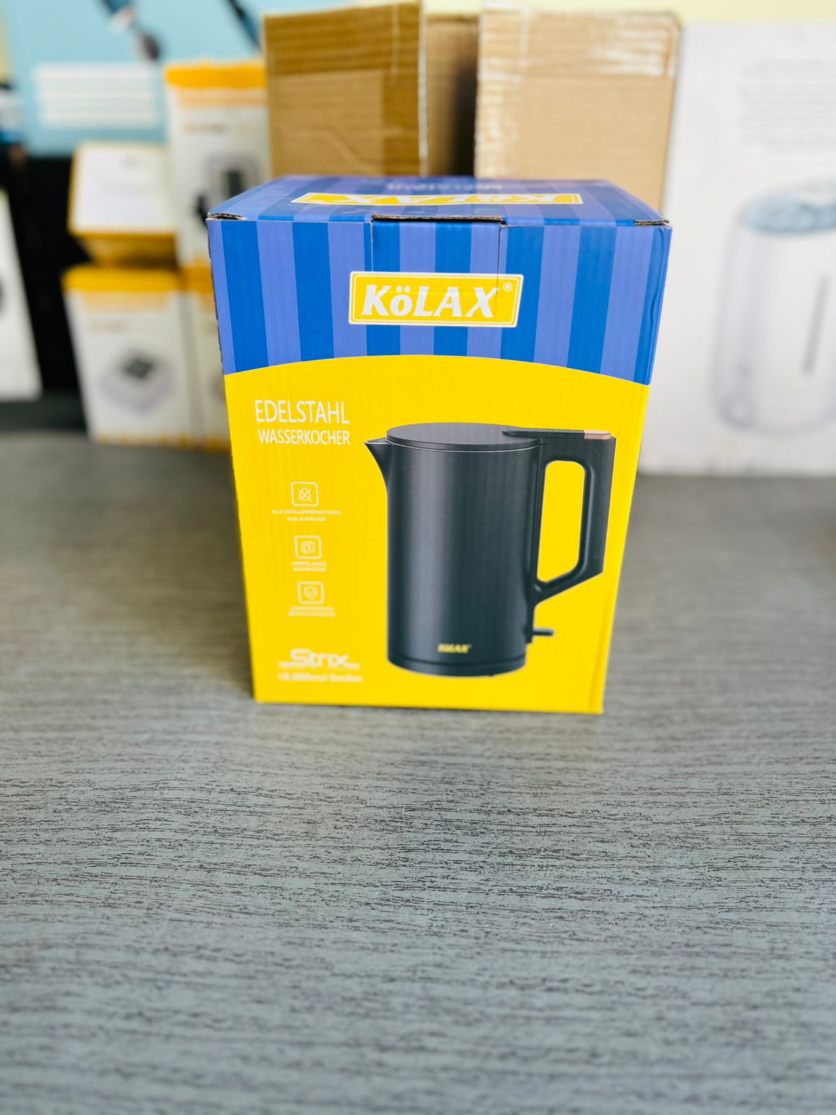 Kolax Electric Kettle Double Insulated German Lot - Galaxiee.com
