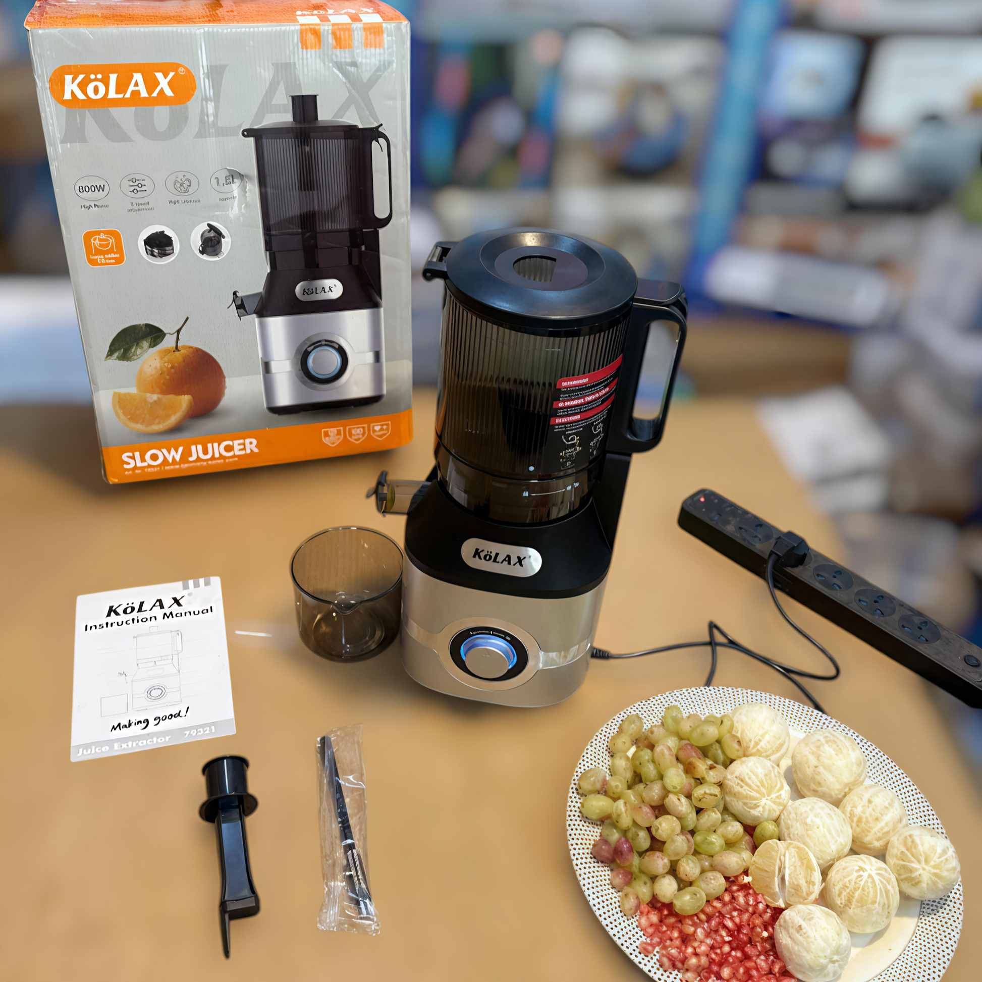 Kolax Germany Cold Press Slow Juicer – Model 79321 | 800W Powerful Whole Fruit Juicer - Buy Online Pakistan | Galaxiee.com
