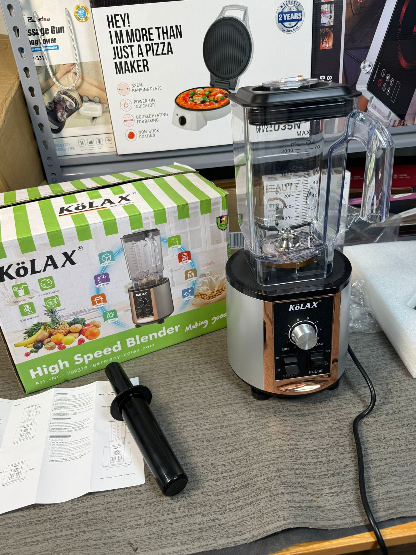 Kolax Professional Blender 2 L 3200 W | High-Speed Kitchen Power Blender - Buy Online Pakistan | Galaxiee.com