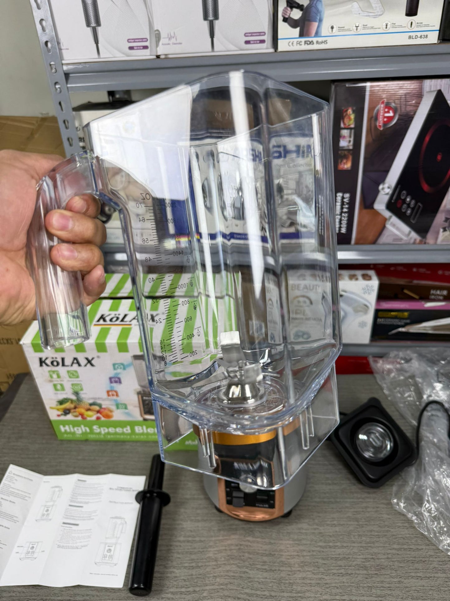 Kolax Professional Blender 2 L 3200 W | High-Speed Kitchen Power Blender - Buy Online Pakistan | Galaxiee.com