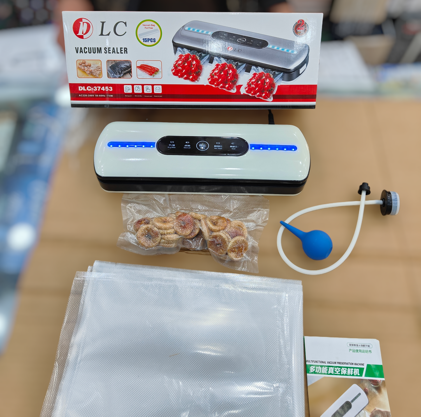 LC Electric Vacuum Sealer Machine 110W – Food Packaging & Fresh Storage Sealing System - Buy Online Pakistan | Galaxiee.com