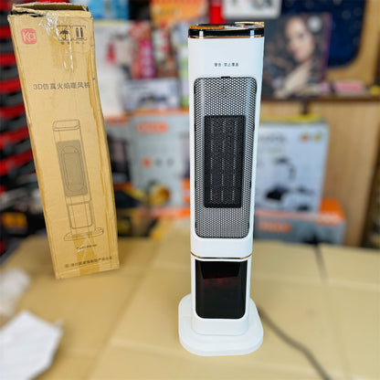 LOT 3D Ceramic Blower Room Heater 200A – 2000W | Fast Heating + 3D Flame Effect - Buy Online Pakistan | Galaxiee.com