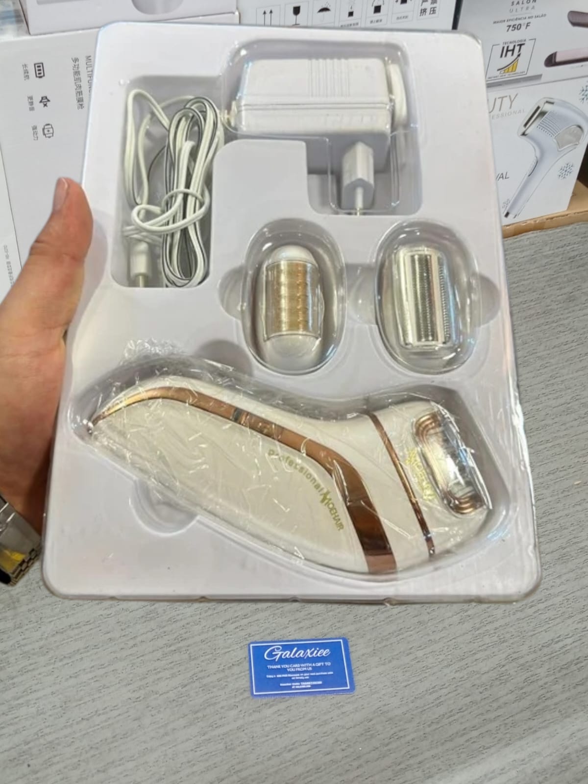 Lot imported 3 in 1  Ladies Shaving Epilator  Machine - Buy Online Pakistan | Galaxiee.com