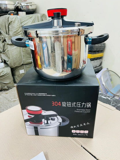 Lot Imported 9L Automatic Pressure Cooker - 26cm, Premium Design - Buy Online Pakistan | Galaxiee.com