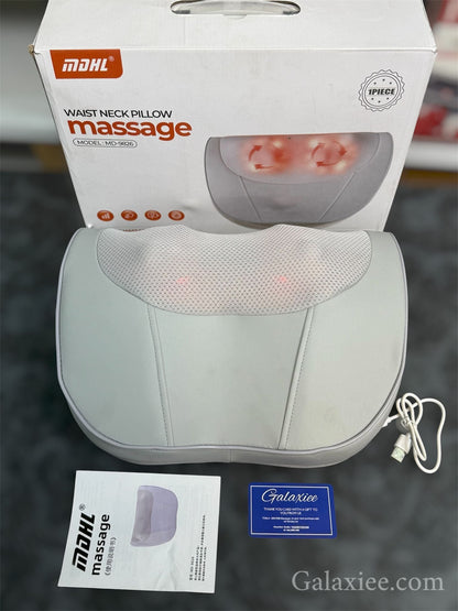MDHL MD-9826 Rechargeable Waist & Neck Shiatsu Massager Pillow - Buy Online Pakistan | Galaxiee.com