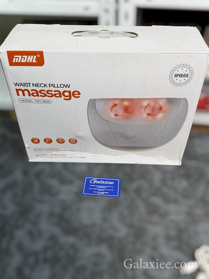 MDHL MD-9826 Rechargeable Waist & Neck Shiatsu Massager Pillow - Buy Online Pakistan | Galaxiee.com