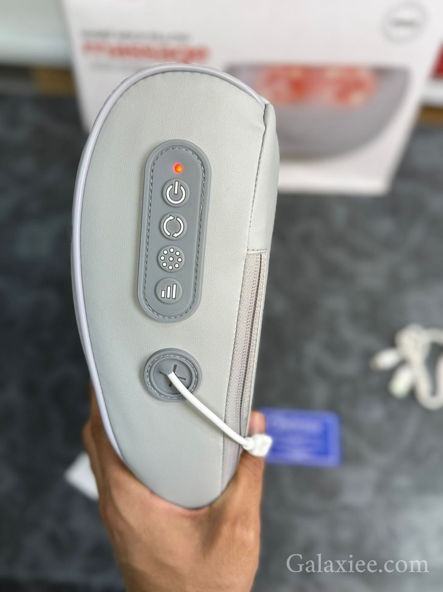 MDHL MD-9826 Rechargeable Waist & Neck Shiatsu Massager Pillow - Buy Online Pakistan | Galaxiee.com