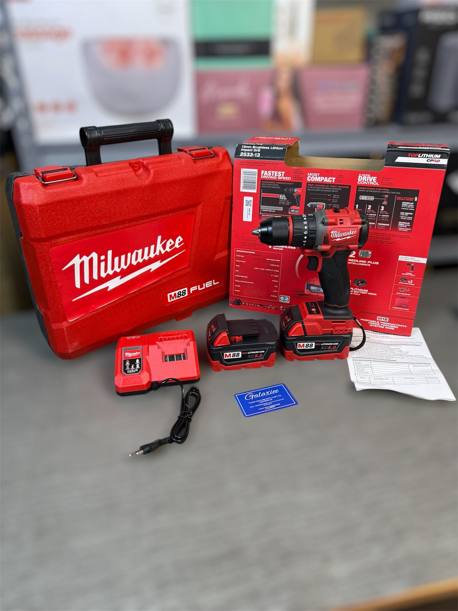 Milwaukee 88V M18 Fuel Hammer Drill & Driver | Heavy-Duty Cordless Power Tool - Buy Online Pakistan | Galaxiee.com