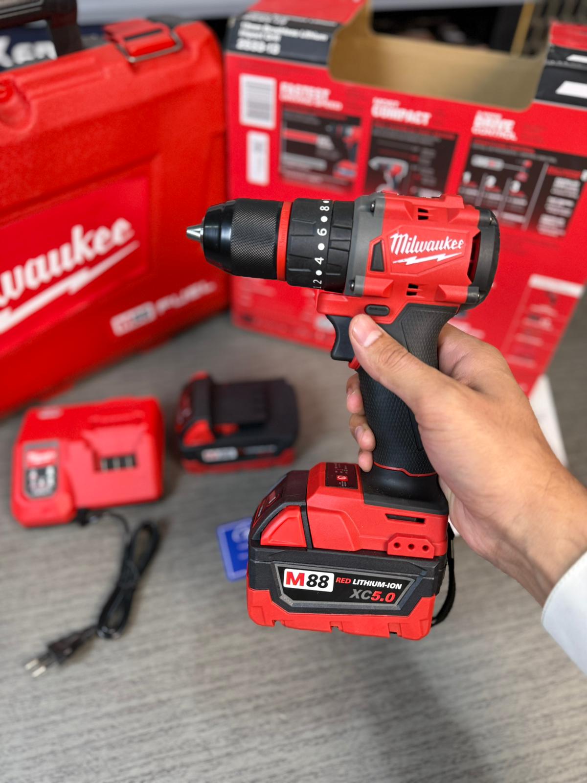 Milwaukee 88V M18 Fuel Hammer Drill & Driver | Heavy-Duty Cordless Power Tool - Buy Online Pakistan | Galaxiee.com