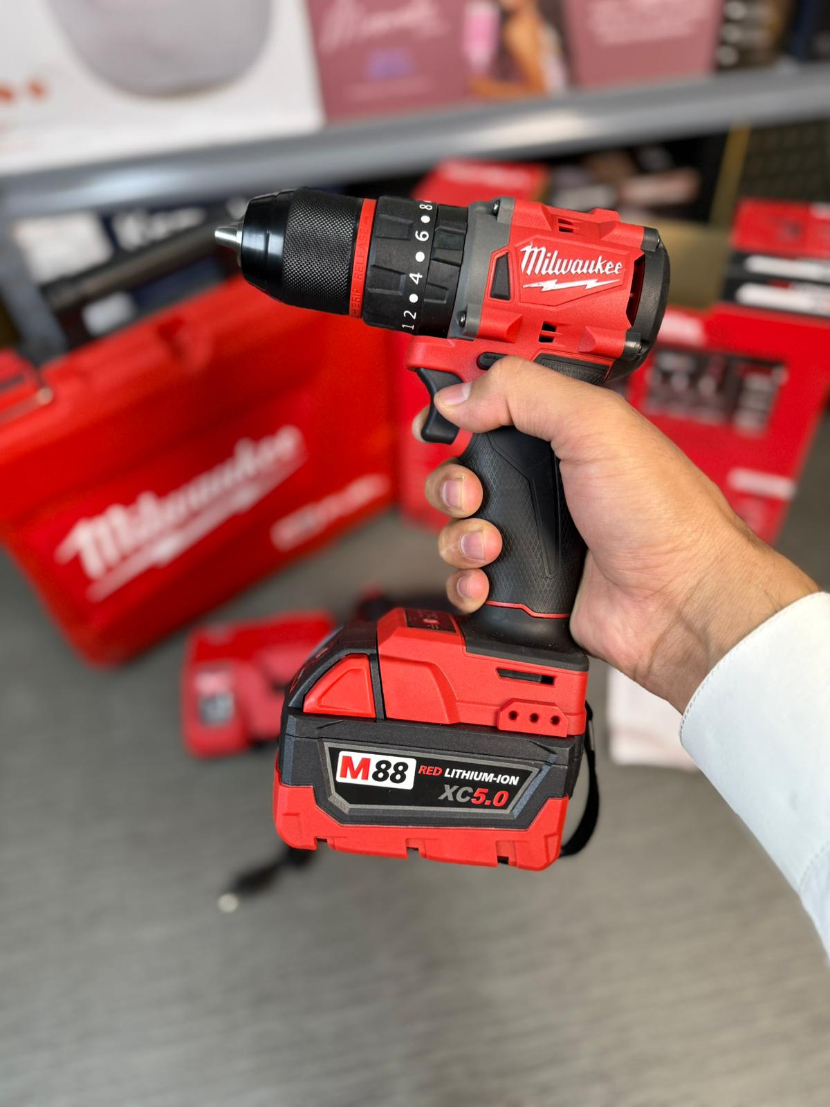 Milwaukee 88V M18 Fuel Hammer Drill & Driver | Heavy-Duty Cordless Power Tool - Buy Online Pakistan | Galaxiee.com