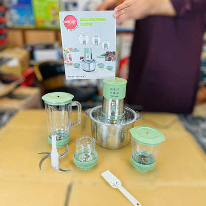 Multifunction 4-in-1 Food Processor Set – Meat Chopper, Vegetable Cutter, Juicer Blender - Buy Online Pakistan | Galaxiee.com