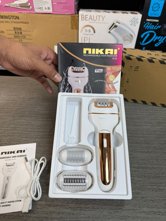 Nikai 3-in-1 Hair Remover & Lady Shaver Epilater - Buy Online Pakistan | Galaxiee.com