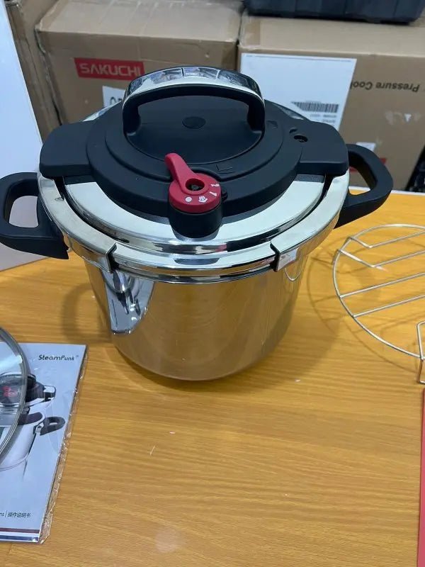 Original Germany Lot 2 in 1 Stainless Steel Pressure Cooker 9L - Buy Online Pakistan | Galaxiee.com
