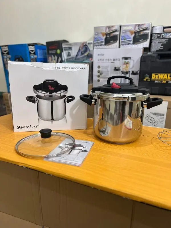 Original Germany Lot 2 in 1 Stainless Steel Pressure Cooker 9L - Buy Online Pakistan | Galaxiee.com