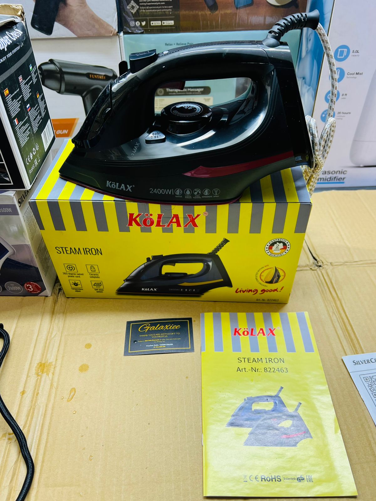 Original Kolax Germany Brand Steam Iron - Buy Online Pakistan | Galaxiee.com