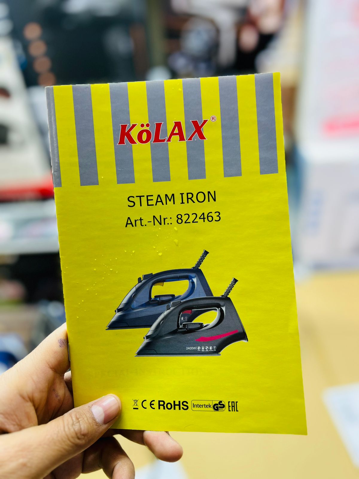Original Kolax Germany Brand Steam Iron - Buy Online Pakistan | Galaxiee.com