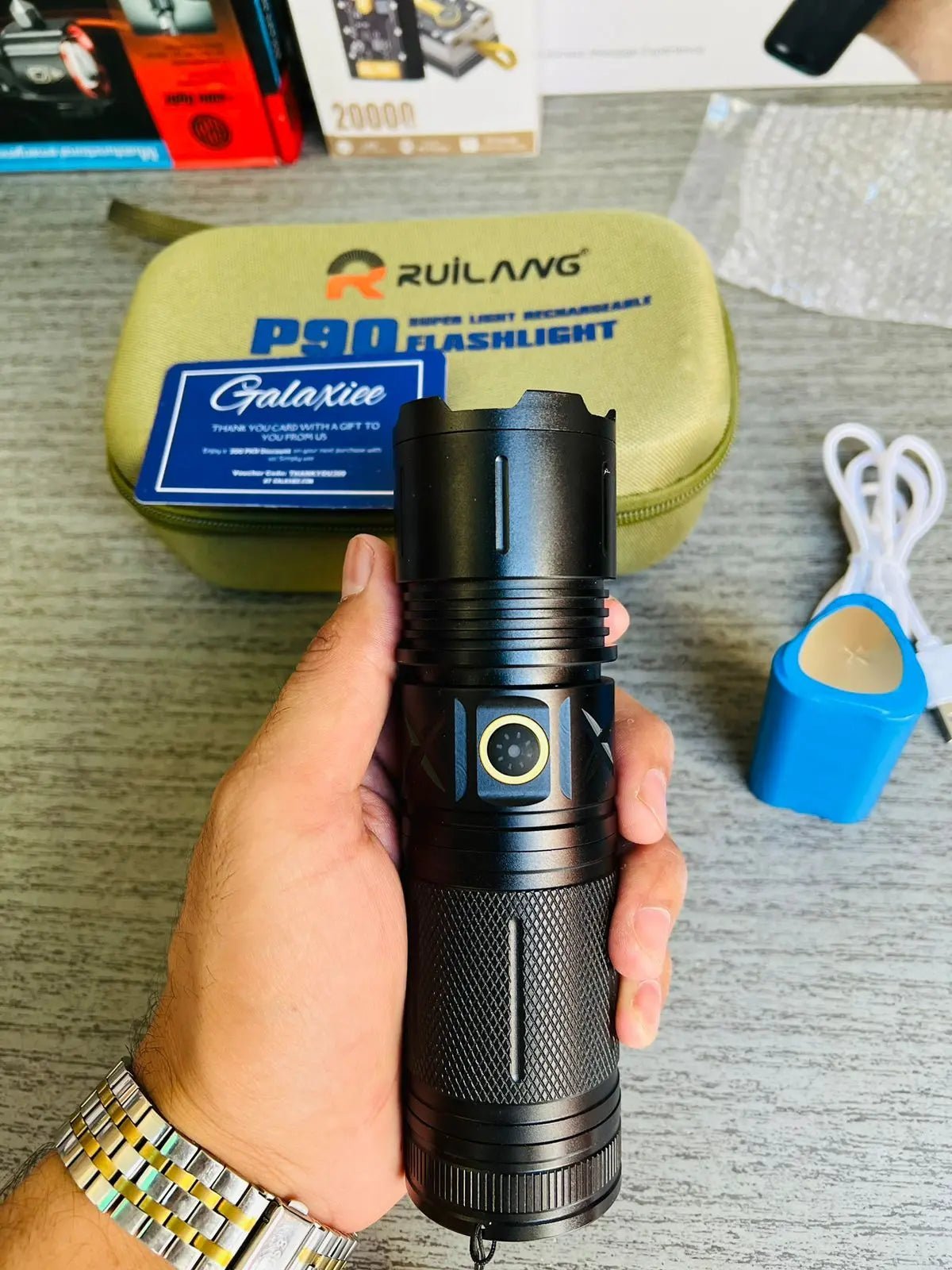 Original P90 Torch 1 kilomter Range Lot Imported - Buy Online Pakistan | Galaxiee.com