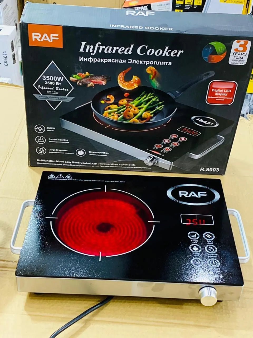original Raf universal hot plate and infrared cooker - Buy Online Pakistan | Galaxiee.com
