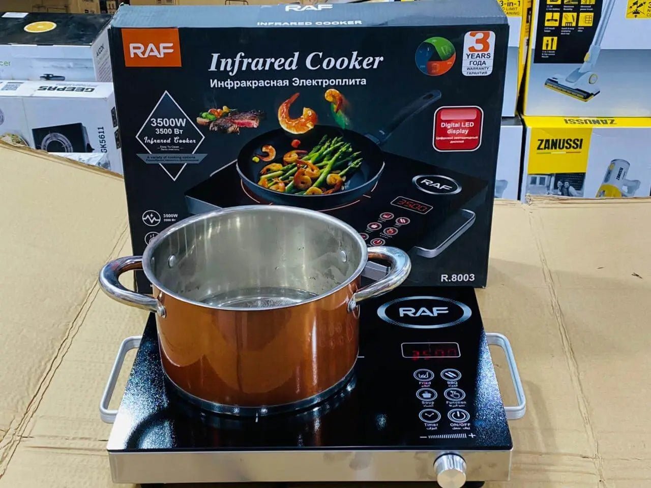 original Raf universal hot plate and infrared cooker - Galaxiee.com