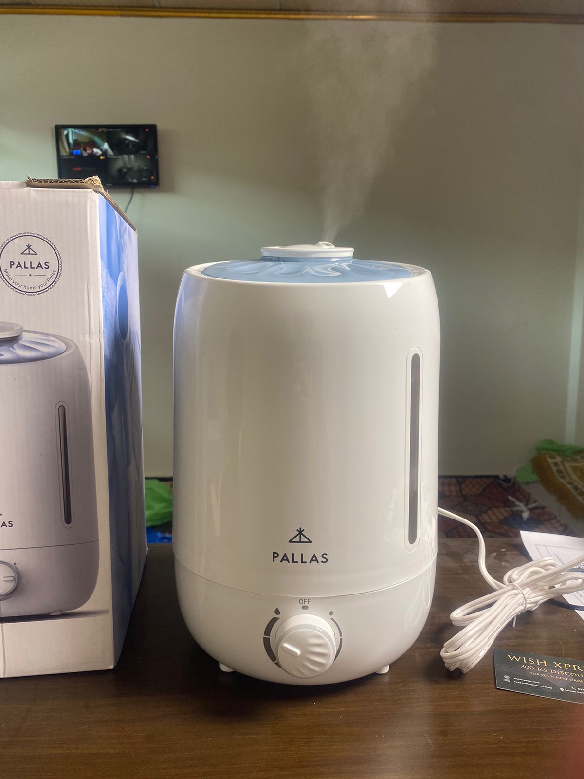 Pallas Ultrasonic Cool Mist Humidifiers with 5L Water tank - Galaxiee.com