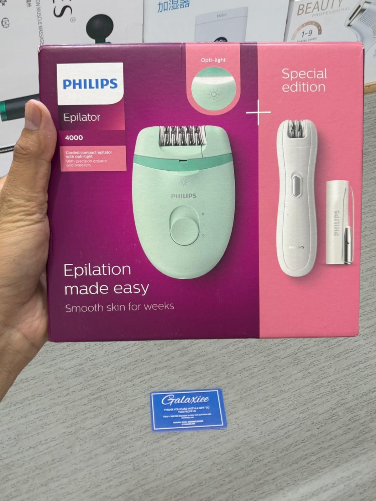 Philips Epilator 4000 – Special Edition Hair Removal Set - Buy Online Pakistan | Galaxiee.com