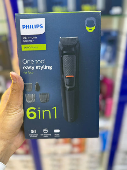 Philips Multi Grooming Kit 3000 Series MG3710 – 6-in-1 All-in-One Face Trimmer - Buy Online Pakistan | Galaxiee.com