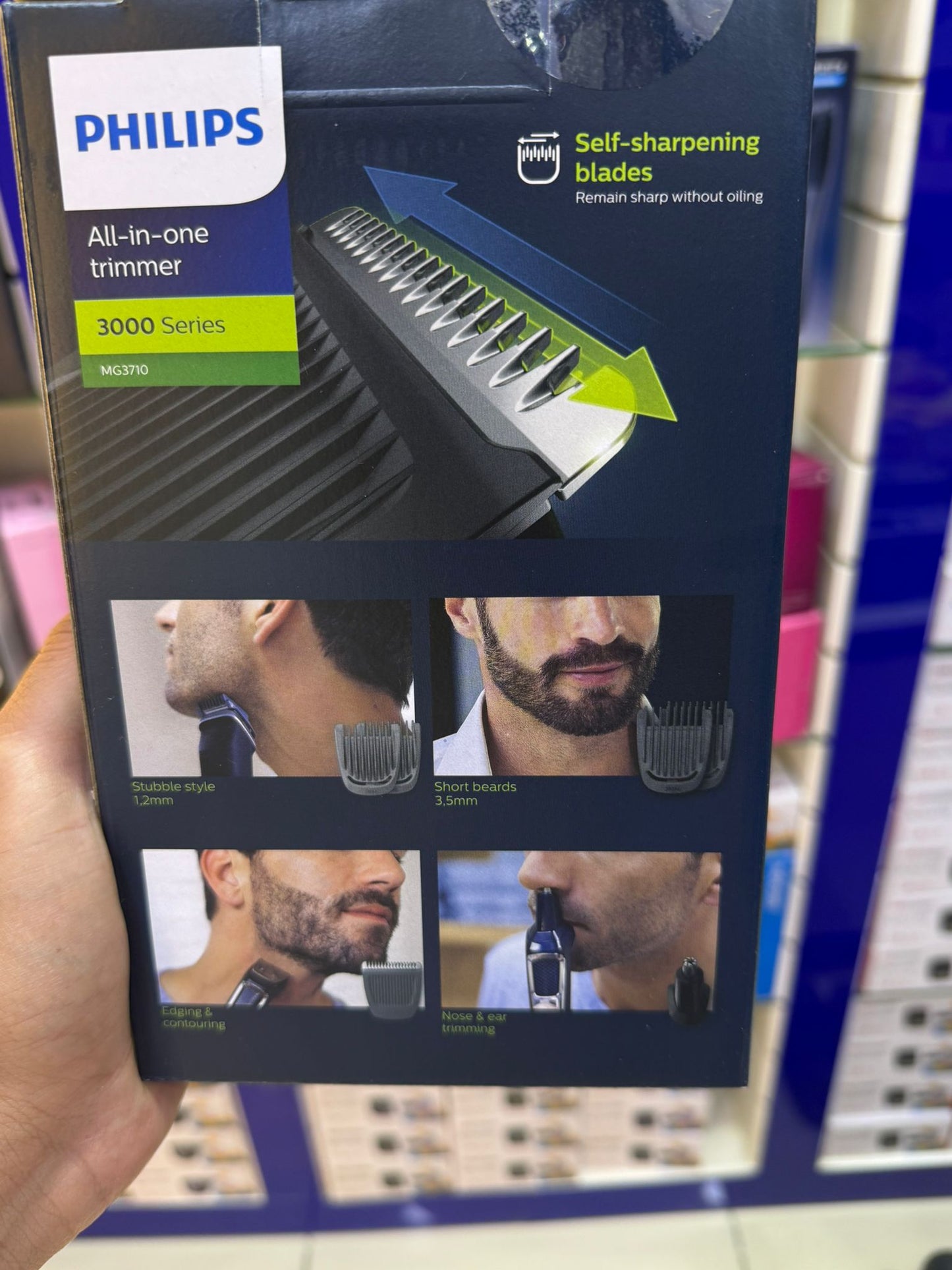Philips Multi Grooming Kit 3000 Series MG3710 – 6-in-1 All-in-One Face Trimmer - Buy Online Pakistan | Galaxiee.com