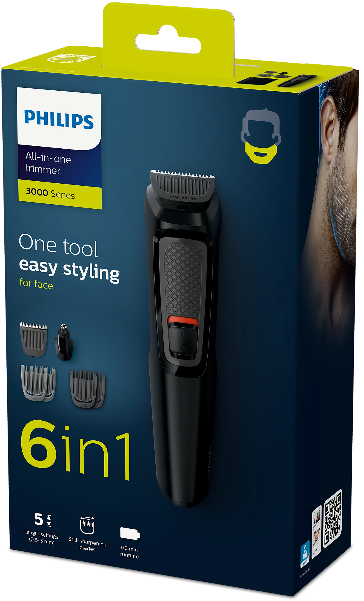 Philips Multi Grooming Kit 3000 Series MG3710 – 6-in-1 All-in-One Face Trimmer - Buy Online Pakistan | Galaxiee.com