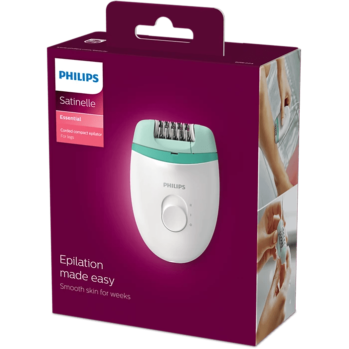 Philips Satinelle Essential Corded Compact Epilator (BRE224/00) - Buy Online Pakistan | Galaxiee.com
