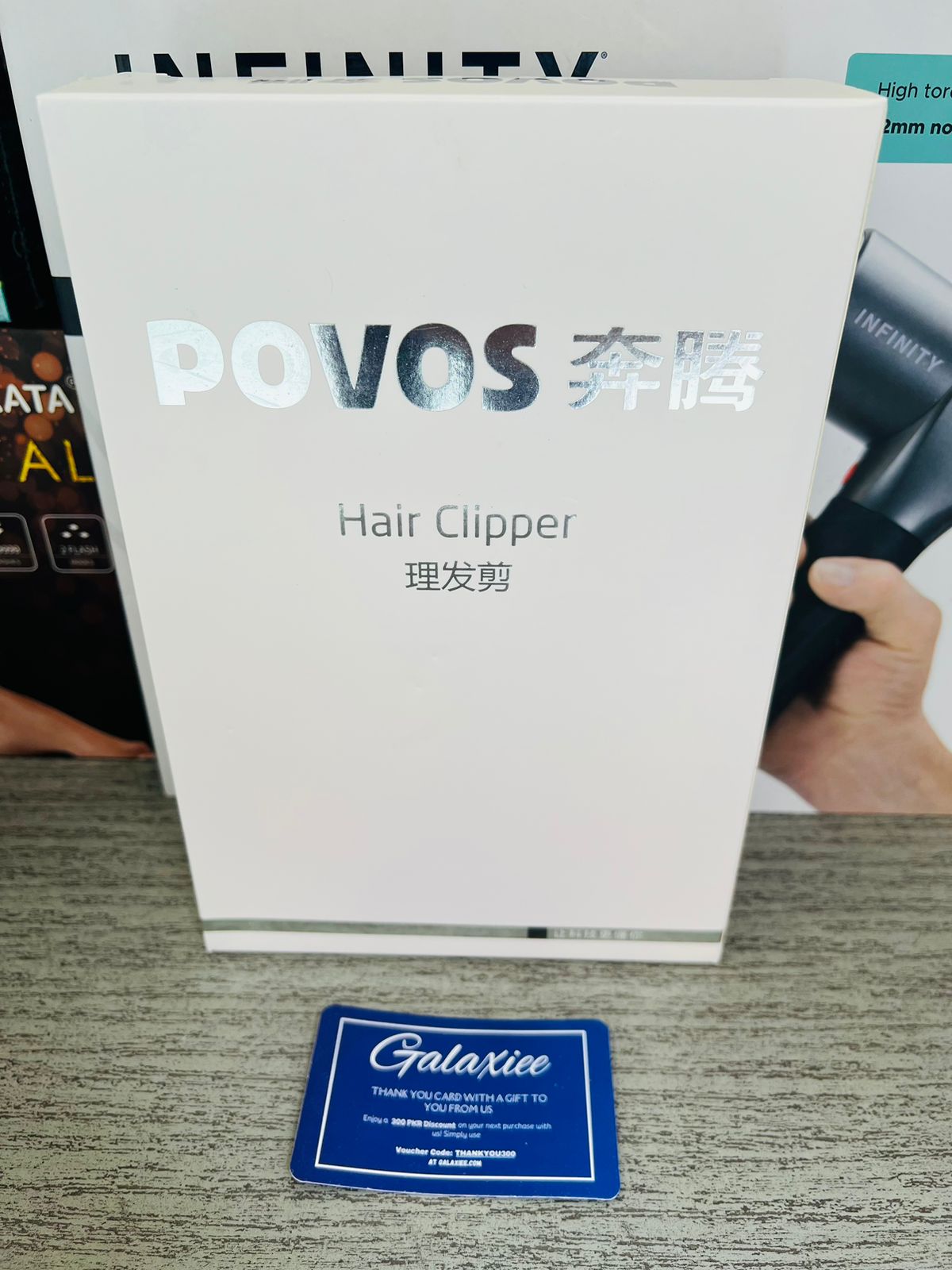 Povos PW-238 Cordless Hair Trimmer & Clipper | Precision Grooming - Buy Online Pakistan | Galaxiee.com