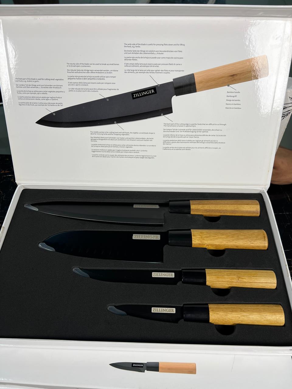 Premium Knife Zepter Zillinger Japanese set - Buy Online Pakistan | Galaxiee.com