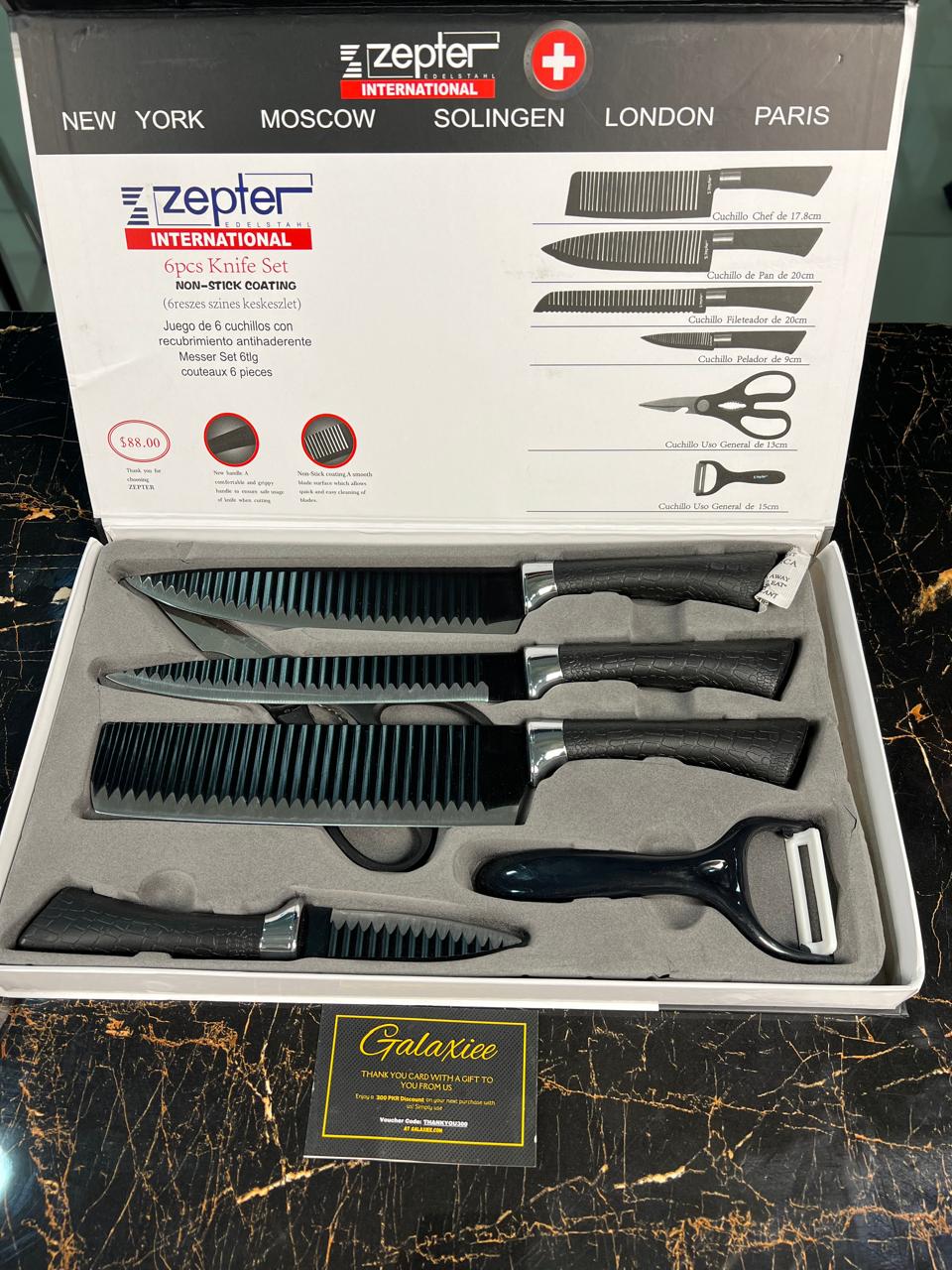 Premium Knife Zepter Zillinger Japanese set - Buy Online Pakistan | Galaxiee.com
