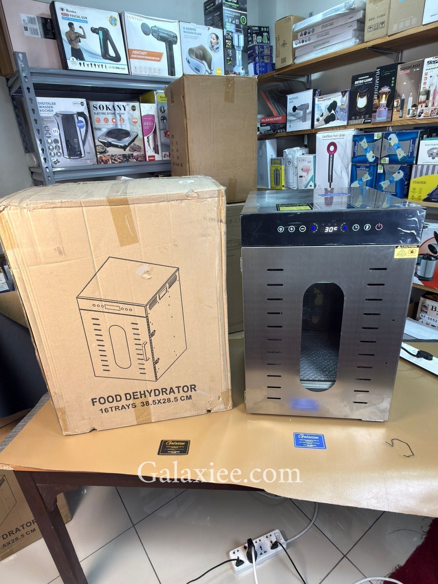 Premium Stainless Steel Food Dehydrator 16 Trays 1500W – Commercial Electric Fruit & Mea - Buy Online Pakistan | Galaxiee.com