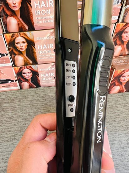 Remington Sleek & Curl 2 - in - 1 Hair Straightener and Curler. - Galaxiee.com