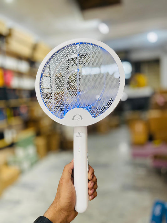 Vaelon Electric Mosquito Swatter V-980 – Rechargeable USB Mosquito Killer Racket with LED Light