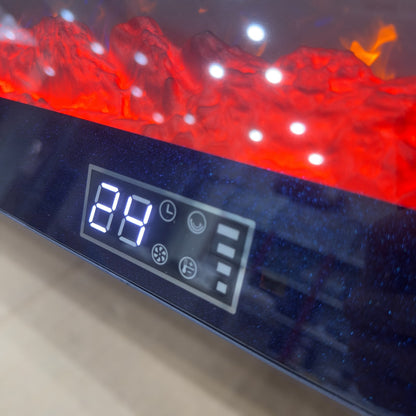 Geepas PTC Ceramic Wall Heater 28524 – 3300W Smart Electric Heater with Remote, Timer & LED Display