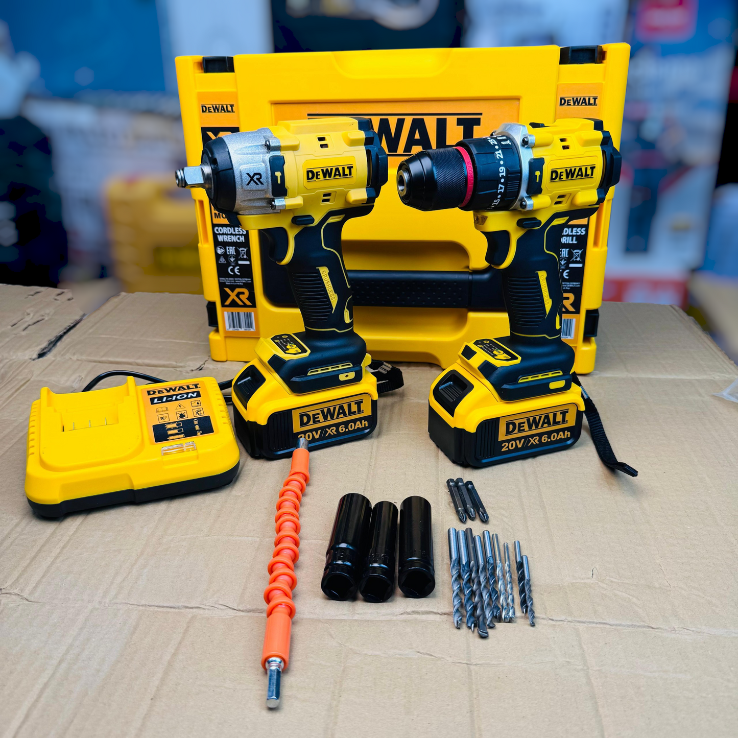 DeWalt 2-in-1 drill and impact wrench set - price in Pakistan | Galaxiee