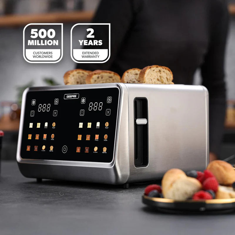 Geepas Digital 4 Slice Toaster GBT36569UK