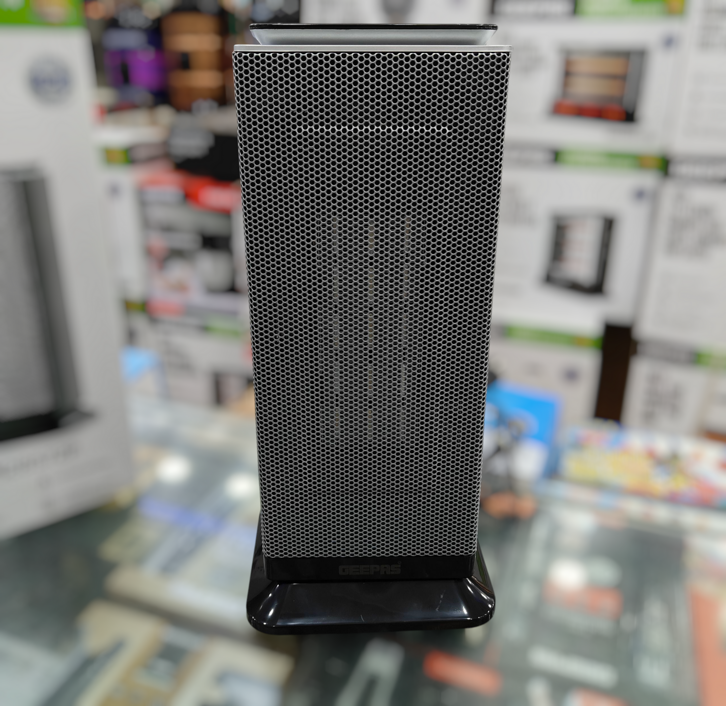 Geepas PTC Touch Remote Ceramic Fan Heater GRH28572P – 2000W Fast Room Heating