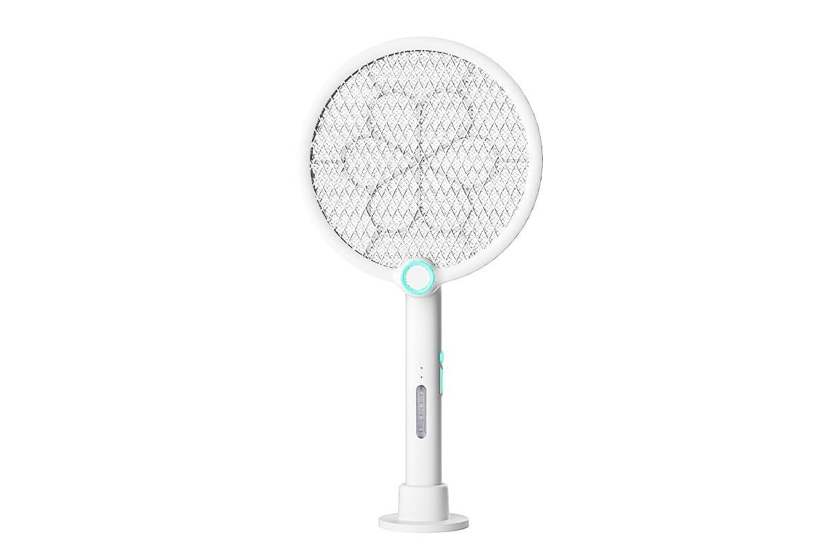 Vaelon V-989 Electric Mosquito Swatter Racket – Rechargeable Bug Zapper with LED Light | USB Type-C Mosquito Killer