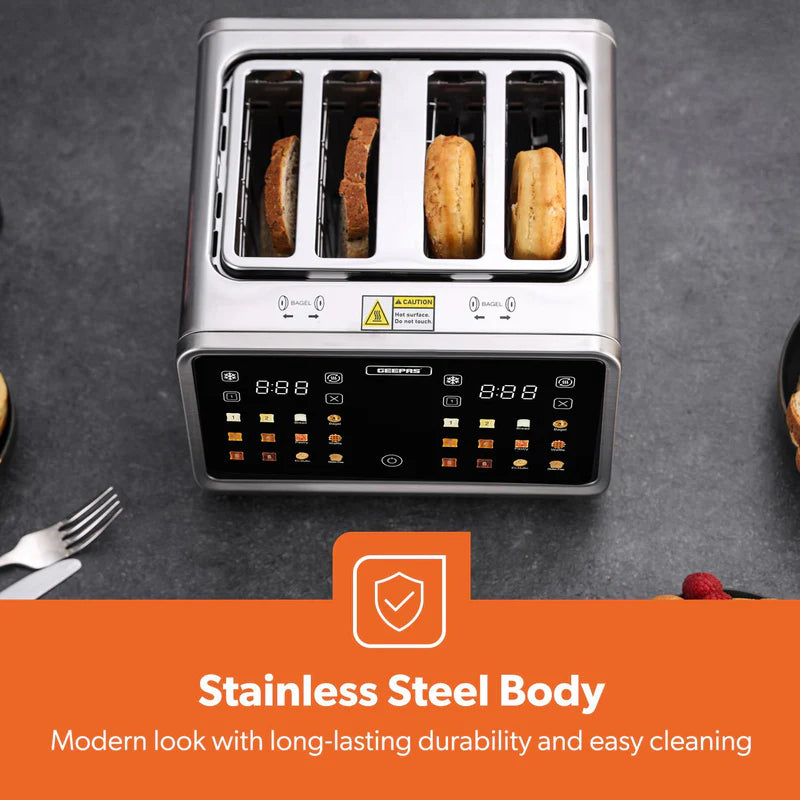 Geepas Digital 4 Slice Toaster GBT36569UK