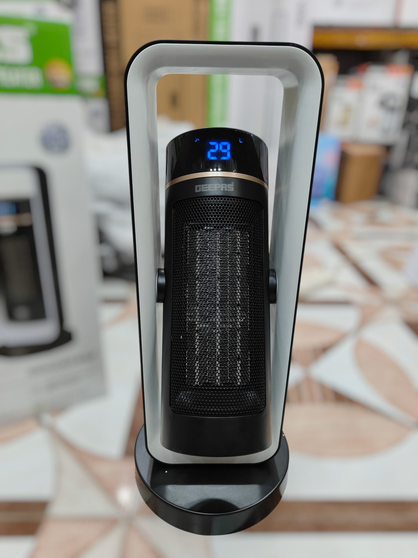 Geepas PTC Digital Ceramic Blower Heater GRH-28595P | Powerful Home Room Heater