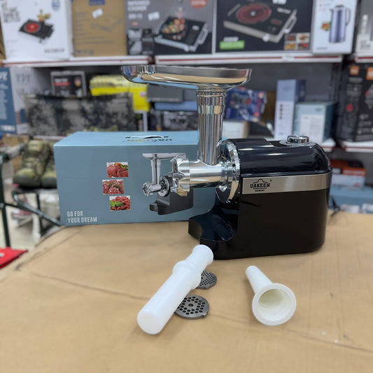 Uakeen Electric Meat Grinder ZL-610 – 1800W Powerful Meat Mincer with 2-Speed & Reverse Function