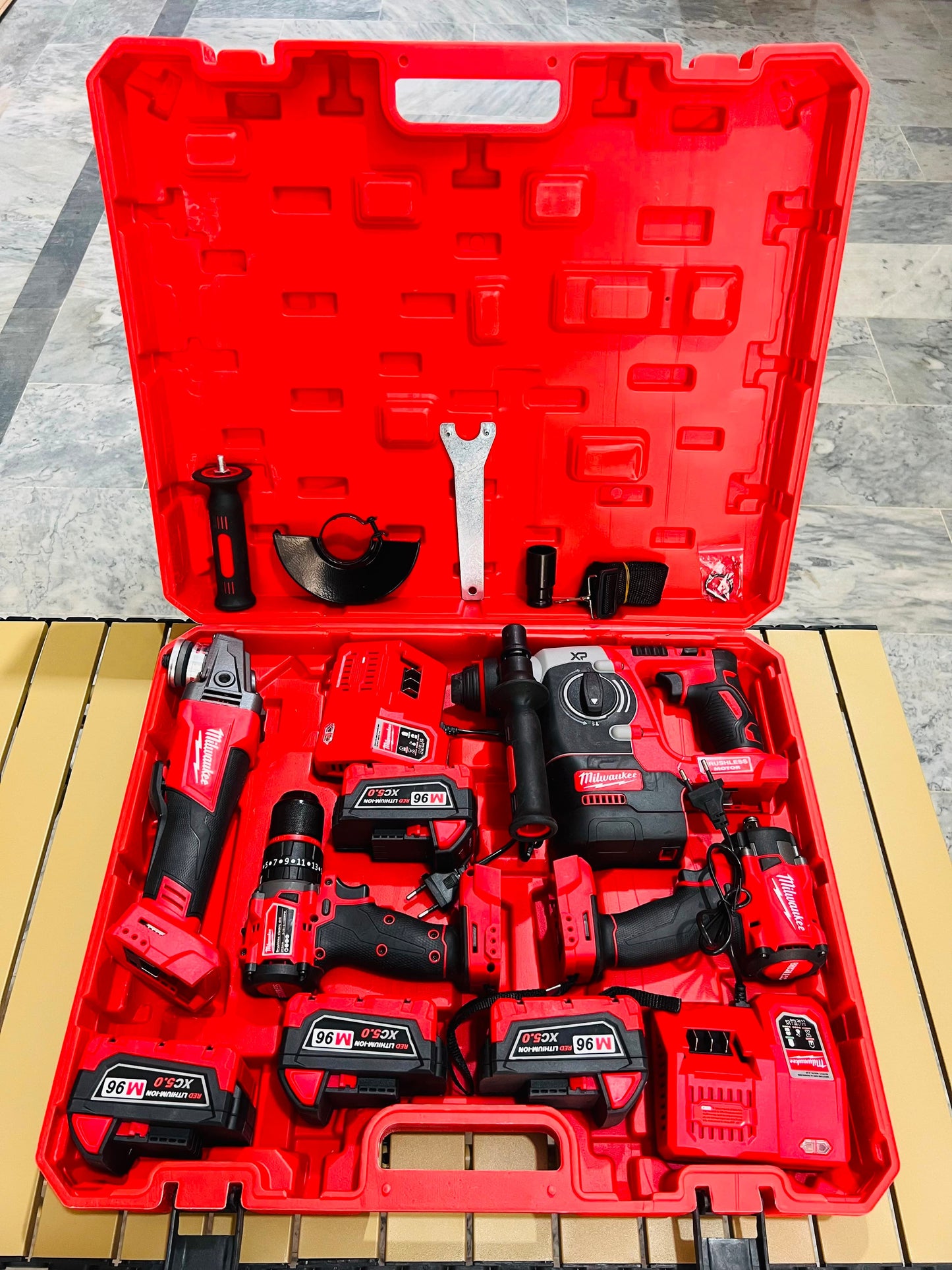 Milwaukee M96 4-in-1 Brushless Power Tool Combo Kit