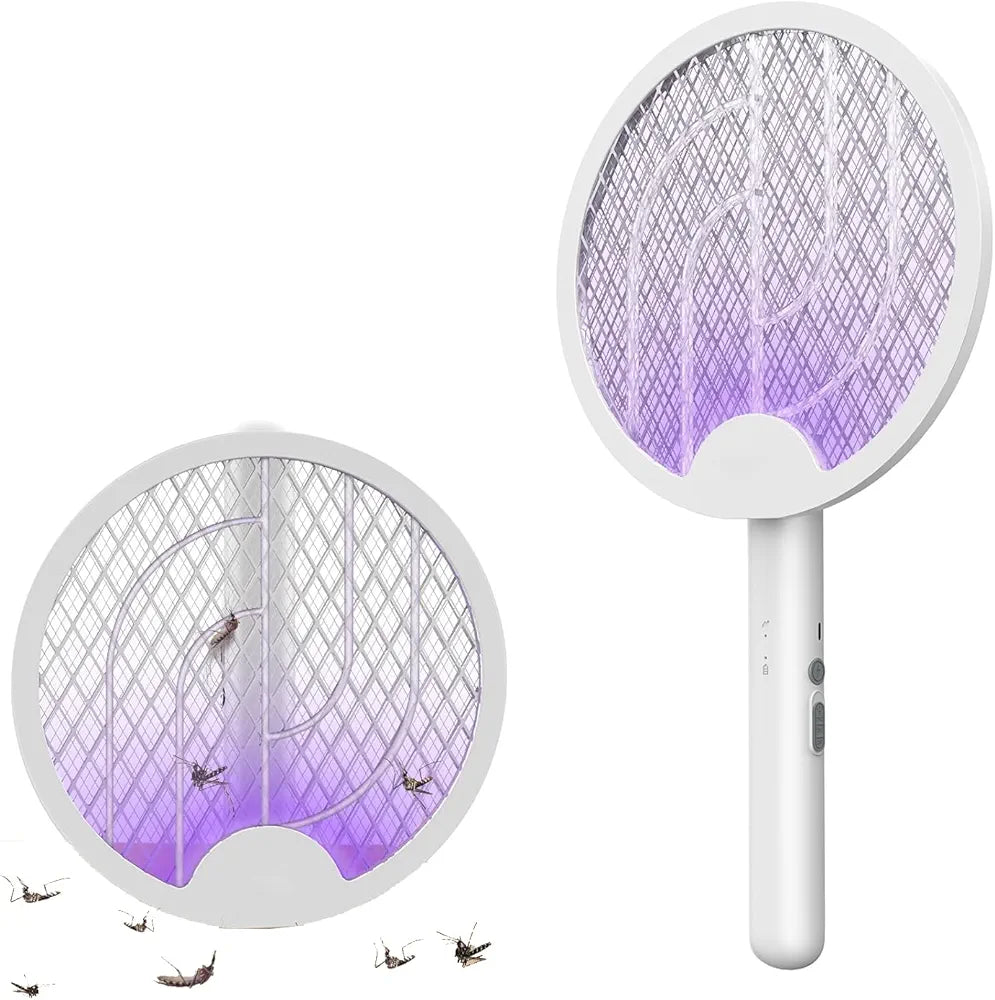 Vaelon Electric Mosquito Swatter V-980 – Rechargeable USB Mosquito Killer Racket with LED Light