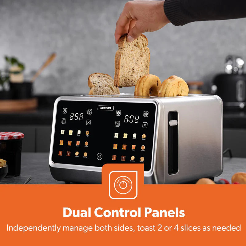 Geepas Digital 4 Slice Toaster GBT36569UK