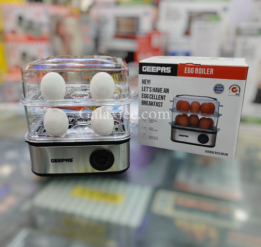 Geepas 16-Piece Egg Boiler GEB-63019 – Fast, Easy & Safe Egg Cooking